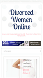 Mobile Screenshot of divorcedwomenonline.com